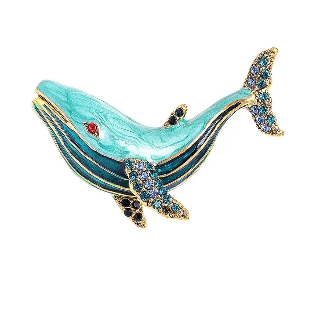 Pretty Whale Brooch/Pendant